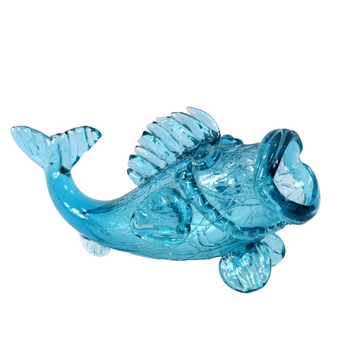 Murano glass fish figurine - fish, mid