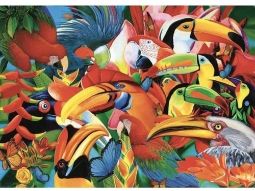 Trefl colourful birds 500 - trefl,