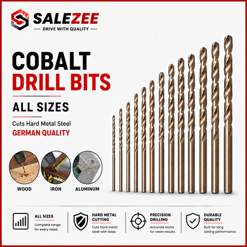 Hss gold cobalt jobber - gold,