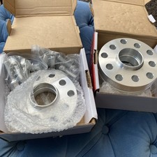 4x 15mm 20mm 5x112/ 5X100 Wheel Spacers For VW Golf 57.1 Center Bore & 20 Bolts