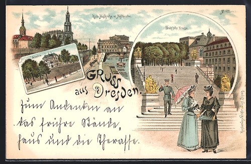 Lithograph dresden kath - lithograph,