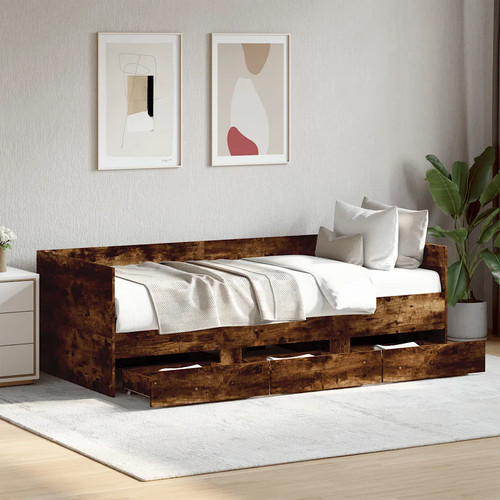 Walplus smoked oak daybed with - walplus,