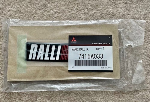 Genuine mitsubishi ralliart - mitsubishi,