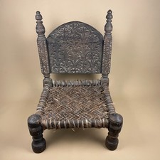 Indian hand carved - indian, low