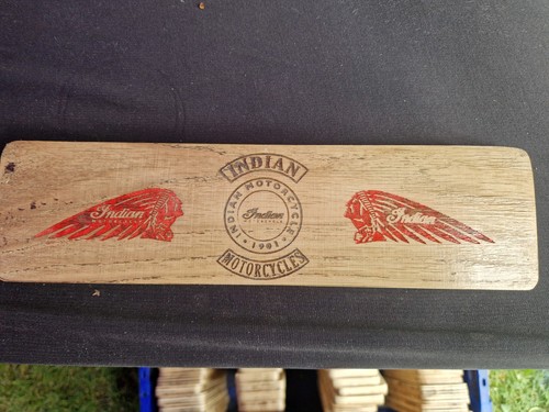 Indian motorcycle wooden biker - indian,