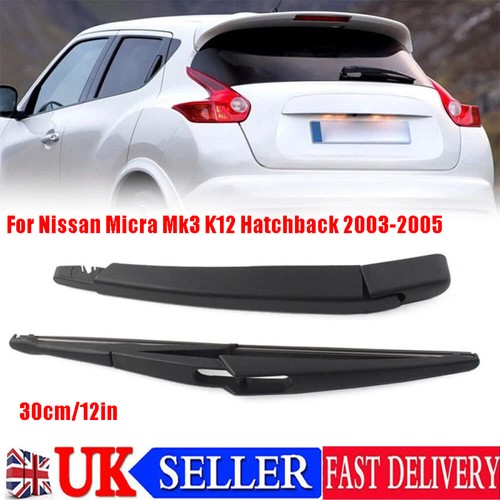 Rear windscreen wiper - 12", arm