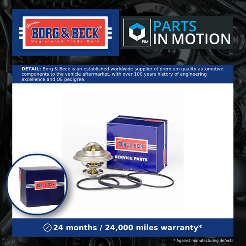 Coolant thermostat bbt042 borg - thermostat,