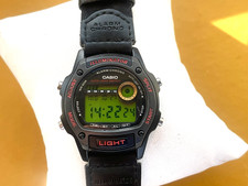 1990s Casio W-94H Digital Al/Chr/Timer/Dual  Wrist Watch. Quartz. Running Fine