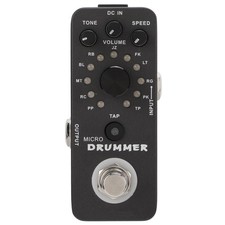 Drum Machine Pedal 121 Drum Loops Electric Guitar Monoblock Effect With Bypass