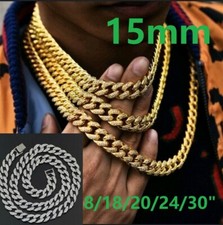 15mm Mens Iced Out Diamond