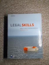 Legal Skills, Second Edition, Oxford, Law Text Book