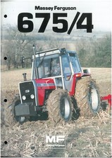Massey Ferguson Crawler Tractor MF675/4 Brochure - MF 675 4