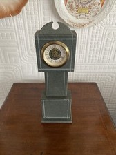 Lovely Vintage Mercedes West German Miniature Grandfather Clock Mantle Clock