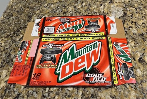 Vintage mountain dew - vintage, red