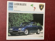 Lamborghini 400GT,  1966-68, High Performance Class,   Italy , Car  Card