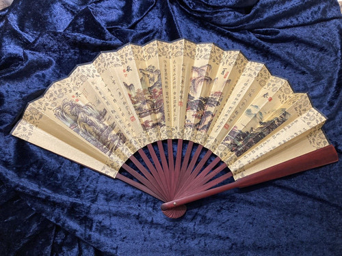 Large chinese fan the four - fan,