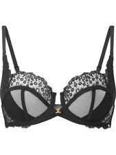 Gossard Rebel Non Padded Black Balcony  Bra Underwired  34GG