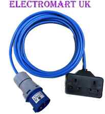 16A PLUG TO 13A 2 GANG SOCKET