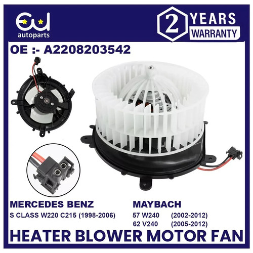 Heater blower motor - fan, for