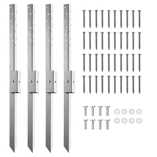 4pcs heavy duty fence - duty, post