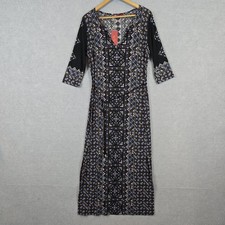 Tigerlily Dress Womens 12 Geometric Maxi Boho Hippie Festival Byron Aztec 