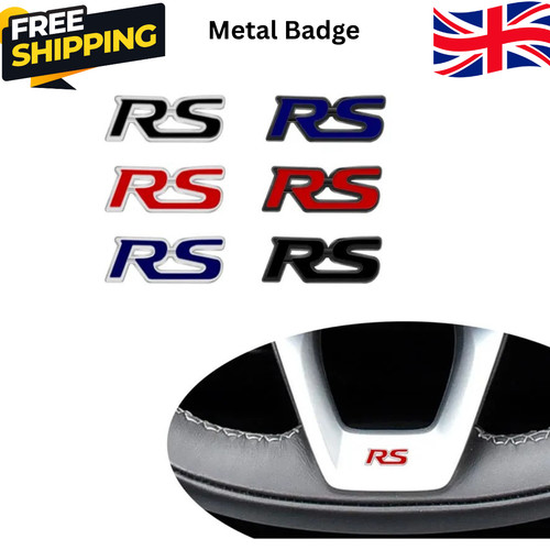 Metal emblem badge - rs,