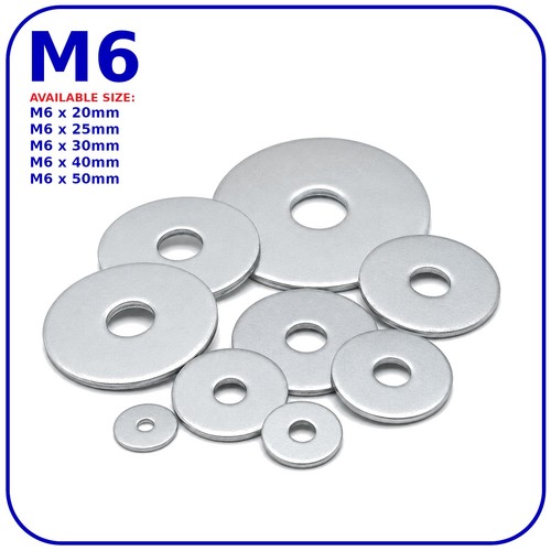 Penny repair washers large - m6,