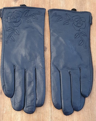 Ladies dark blue leather - ladies,