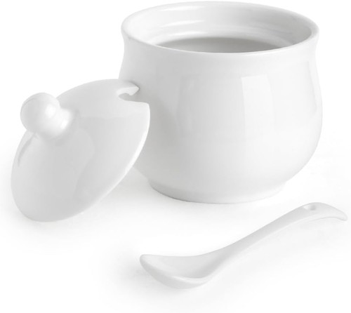 Porcelain sugar bowl - bowl, with