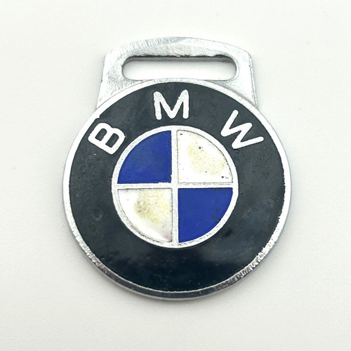 Vintage bmw motor car - motor, enamel