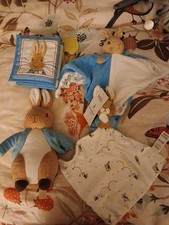 BUNDLE OF PETER RABBIT X 4. BABY BOY NEW AND USED ALL EXCELLENT CONDITION