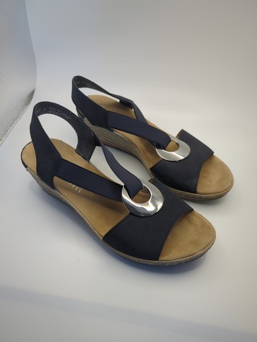 Rieker anti stress navy - anti-stress, wedge