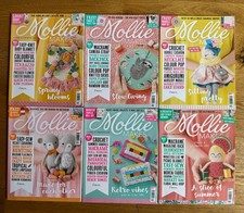 Bundle 6 Mollie Makes Magazine Magazines - Issues 90 91 92 93 94 95