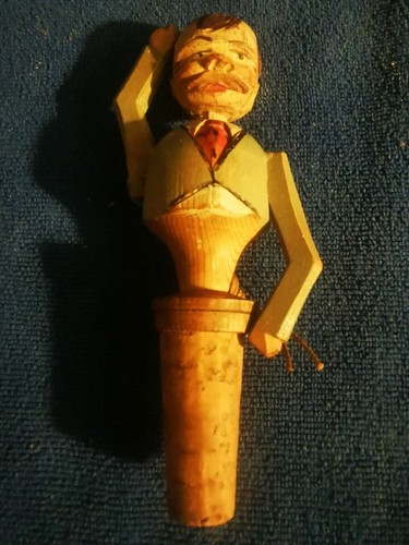 Vintage anri wooden figure - vintage,