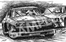 Ford Capri RS3100 Illustration