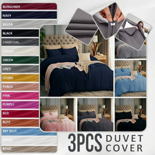 Pcs plain duvet quilt cover - pcs,