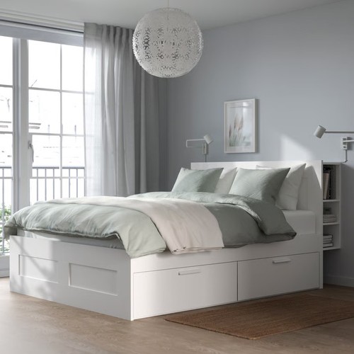 Ikea brimnes king bed frame - ikea,