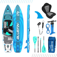 Bluefin Cruise Carbon Blue 10'8 SUP Inflatable Stand Up Paddleboard RRP £799