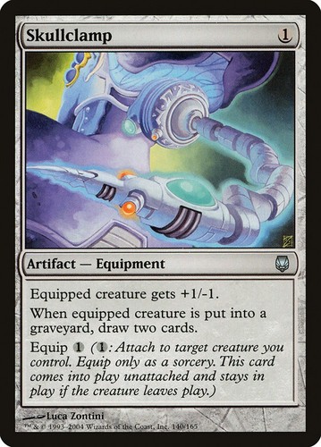 Skullclamp draw cards - skullclamp, (ex/nm)