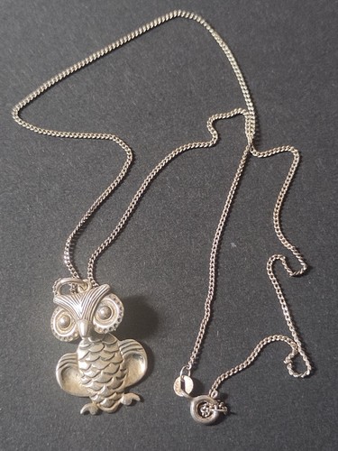 925 sterling articulated - articulated, owl