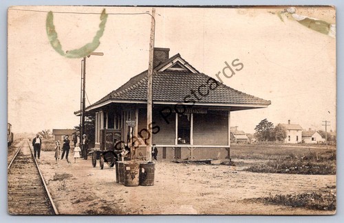 K59 waldron michigan rppc - michigan,