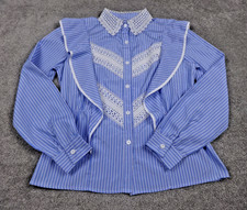 Striped Blouse Womens Medium