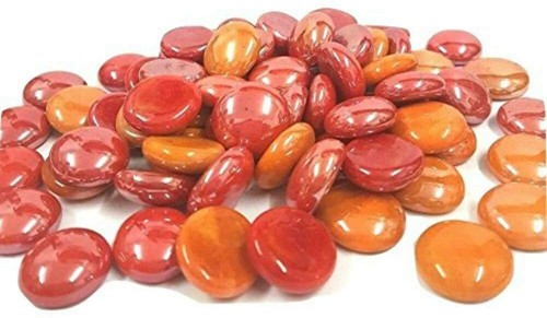 Glass pebbles vase wedding - vase,