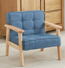 Blue MINI Single Children’s Sofa with Fabric Upholstery kids chair 3-5-30/31