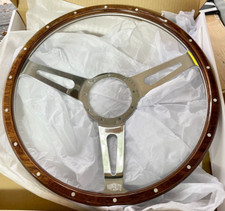 Wood Rim Steering Wheel 16"