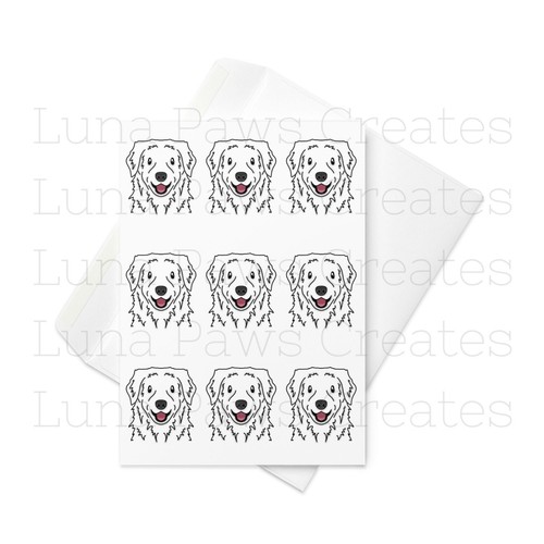 Kuvasz card birthday - card,,