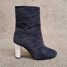 Topshop Ankle Boots Black Grey