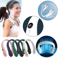 5000mA Neckband Fan Bladeless Lazy Neck Hanging Cooler USB Rechargeable Portable