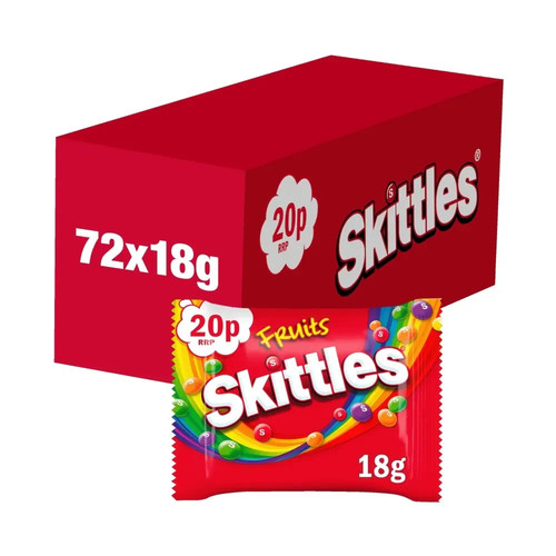 Skittles fruit 18g bags - x,