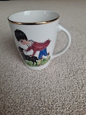 Vintage Jarolina Pottery Baa Baa Black Sheep Childs Mug